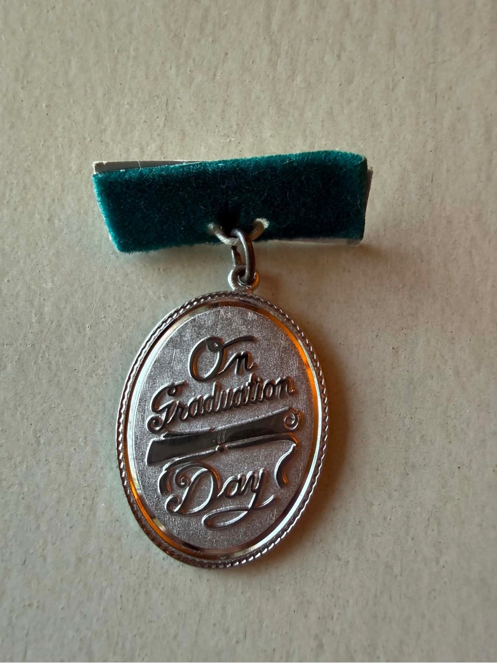 Sterling Silver ‘On Graduation Day' Silver Medallion New